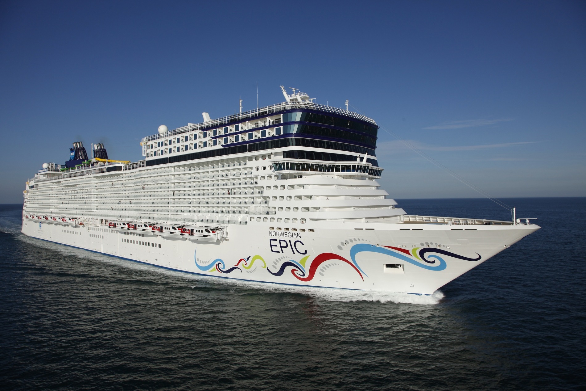 A photo of the Norwegian Epic cruise ship