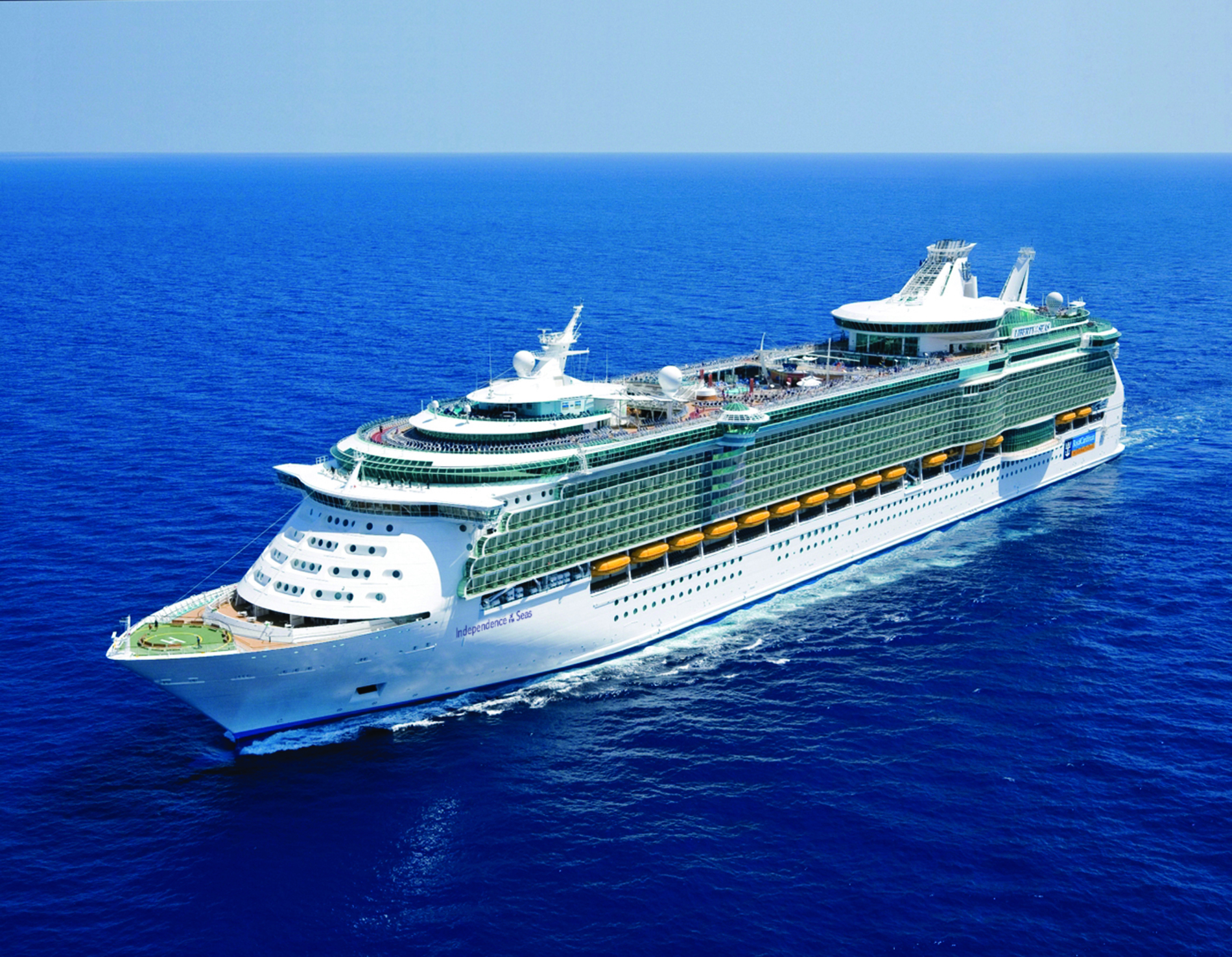 A photo of the Independence of the Seas cruise ship