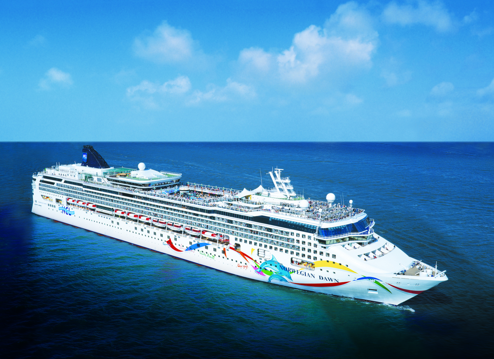 A photo of the Norwegian Dawn cruise ship
