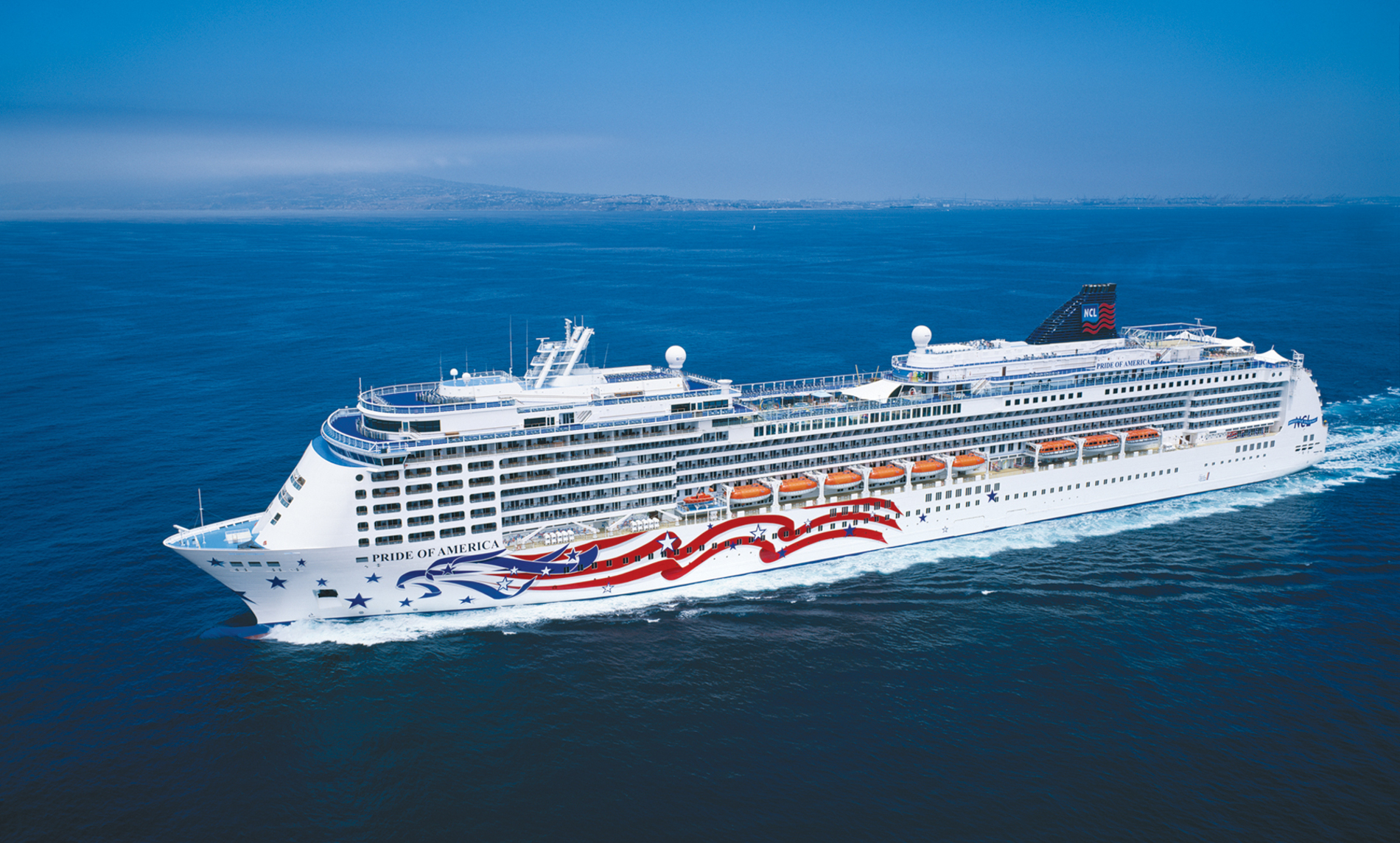 A photo of the Pride of America cruise ship