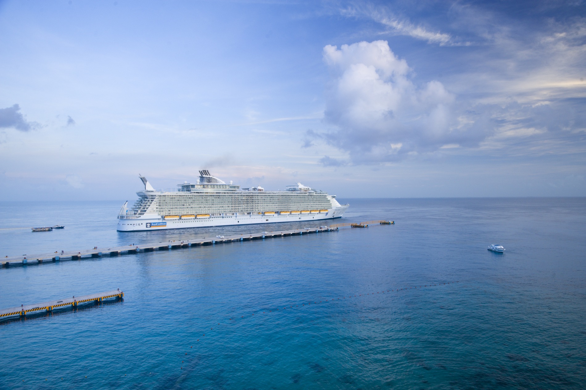 A photo of the Symphony of the Seas cruise ship