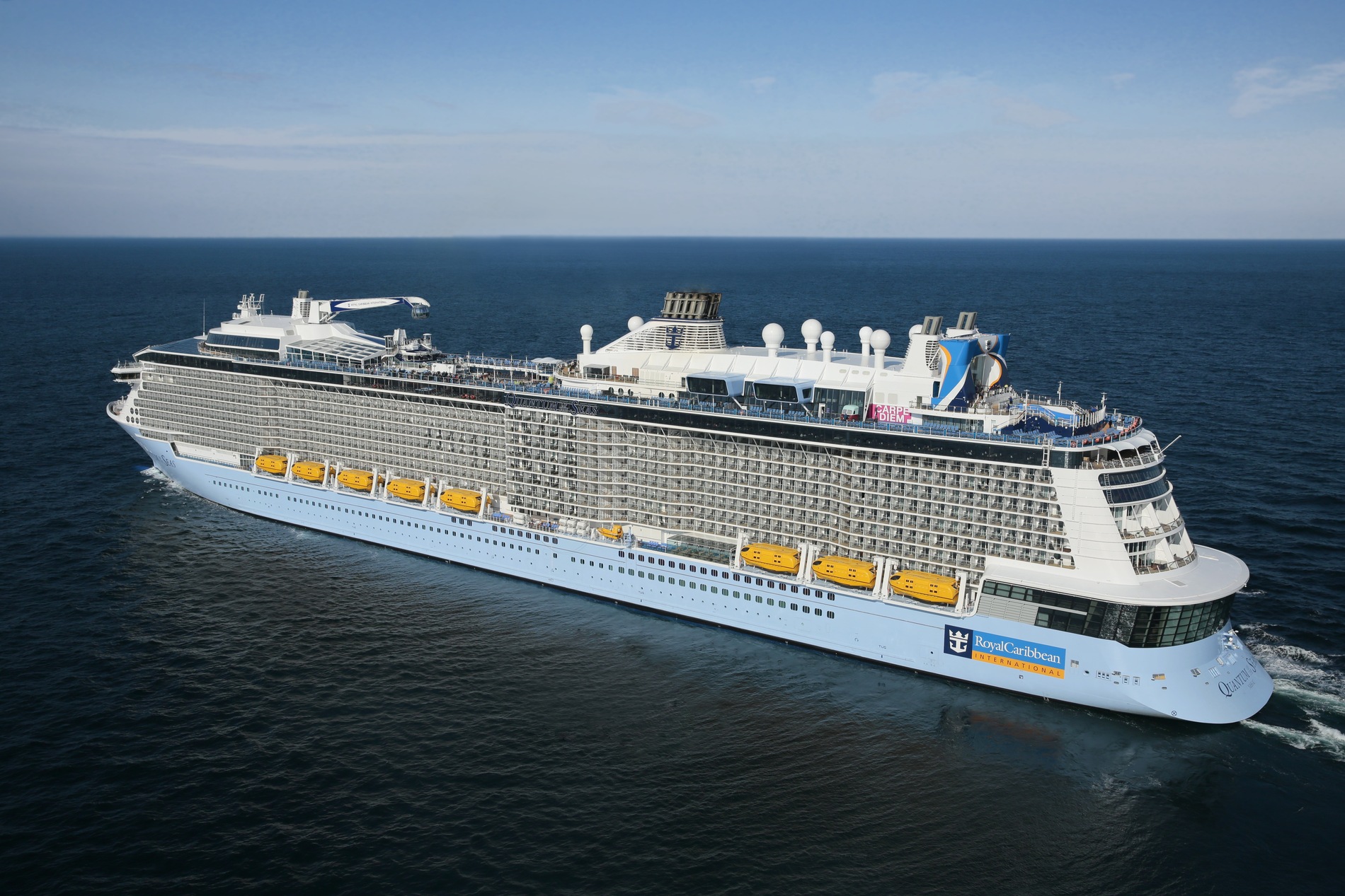 A photo of the Ovation of the Seas cruise ship
