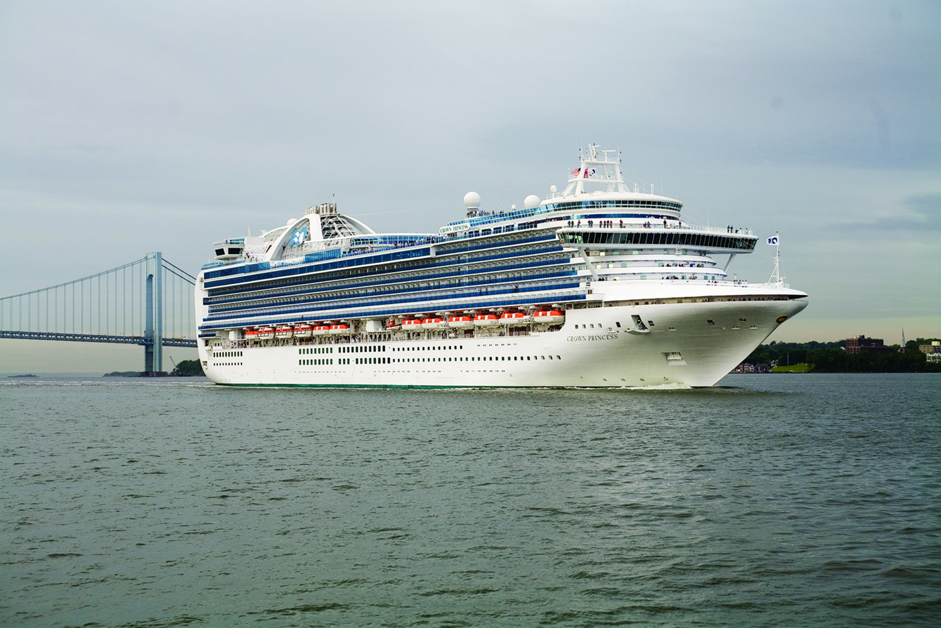 A photo of the Crown Princess cruise ship