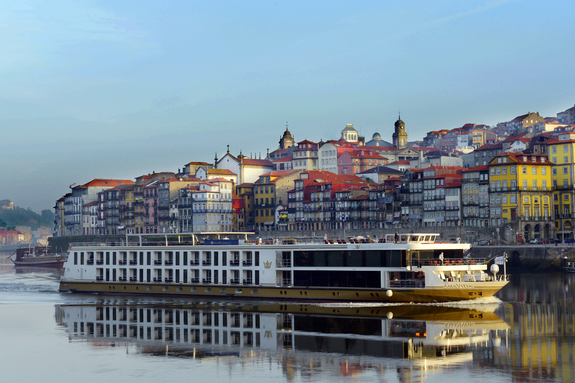 A photo of the AmaVida cruise ship