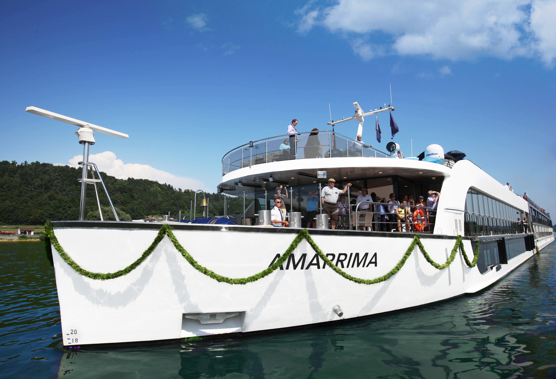 A photo of the AmaPrima cruise ship