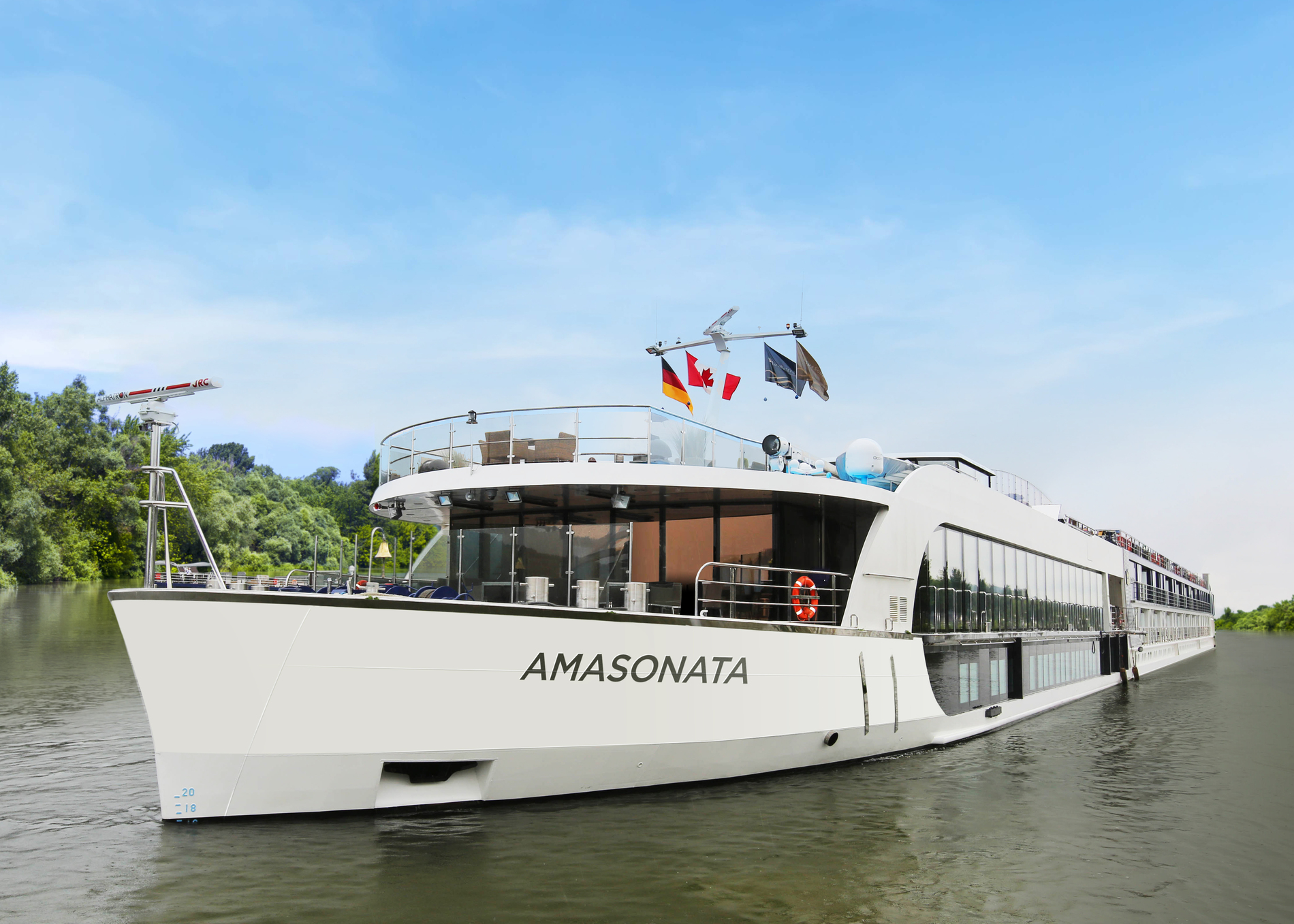 A photo of the AmaSonata cruise ship