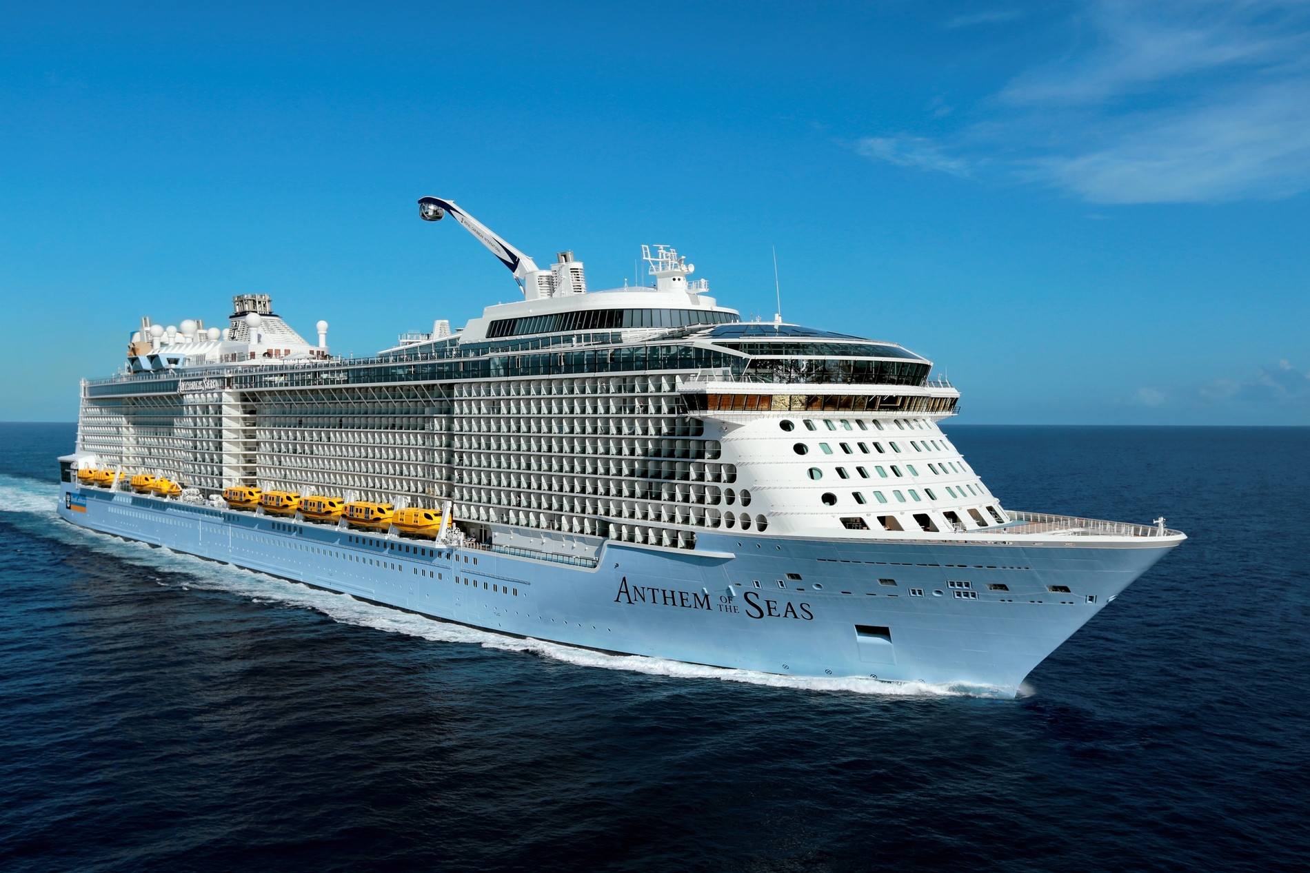 A photo of the Anthem of the Seas cruise ship