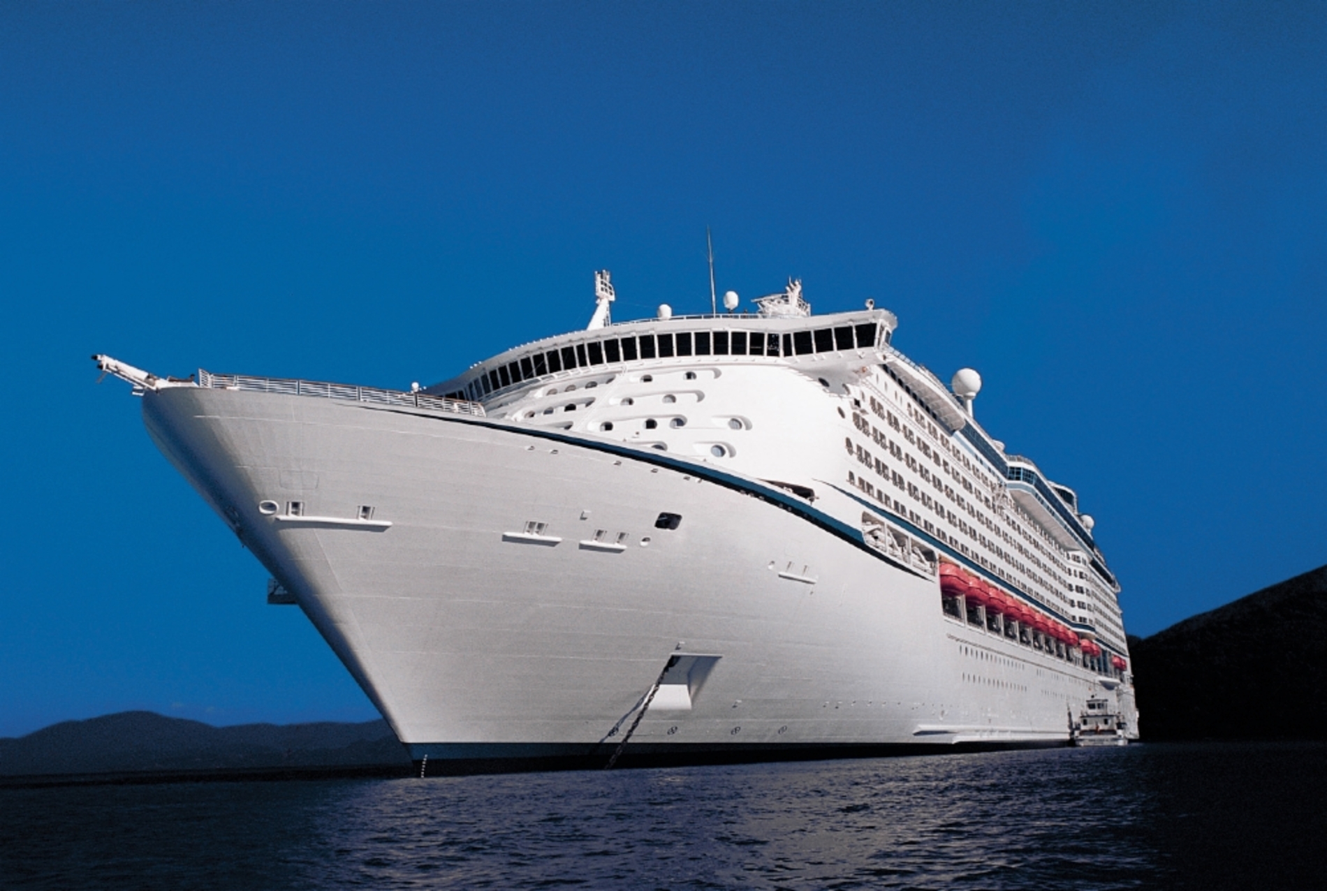 A photo of the Voyager of the Seas cruise ship