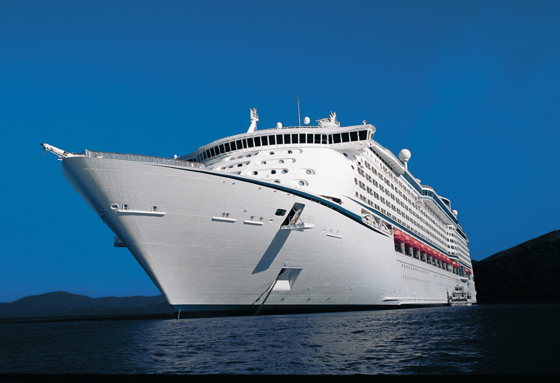 A photo of the Adventure of the Seas cruise ship