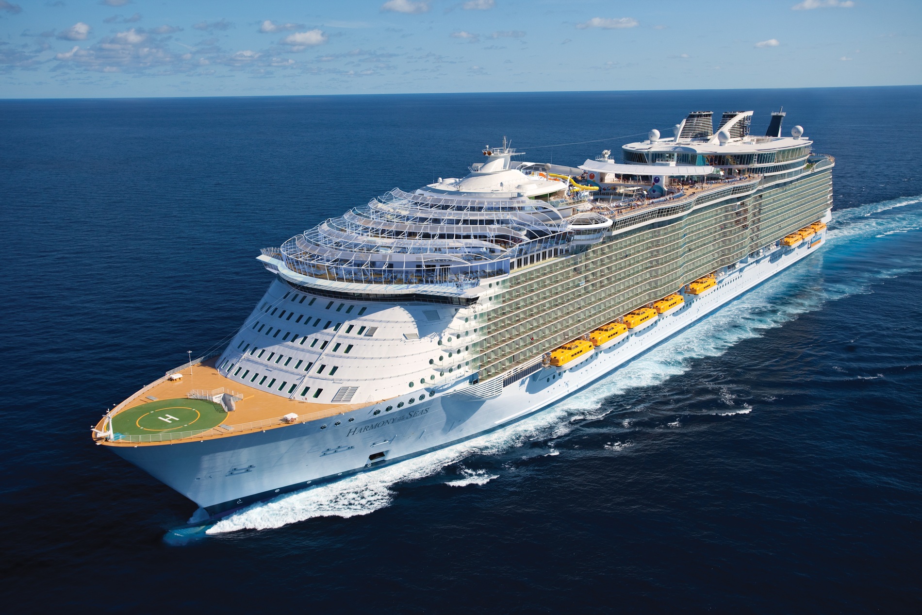 A photo of the Harmony of the Seas cruise ship