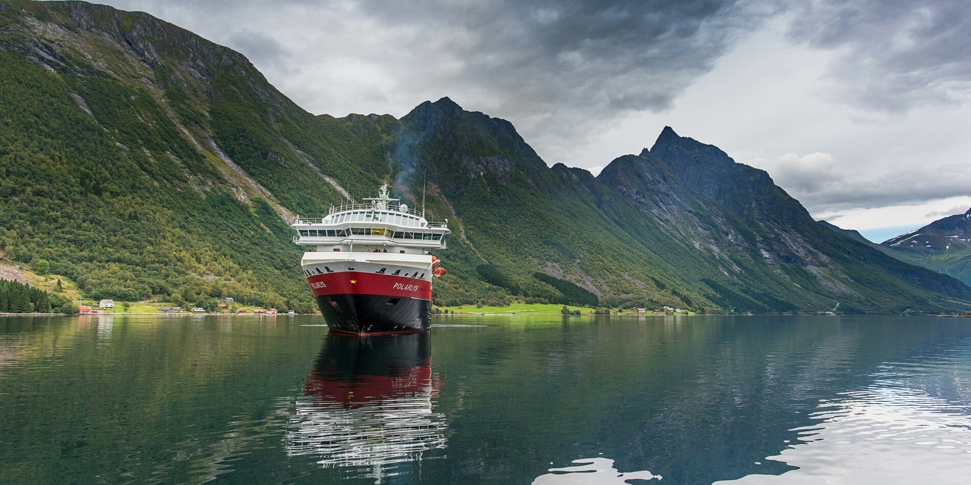 A photo of the MS Polarlys cruise ship
