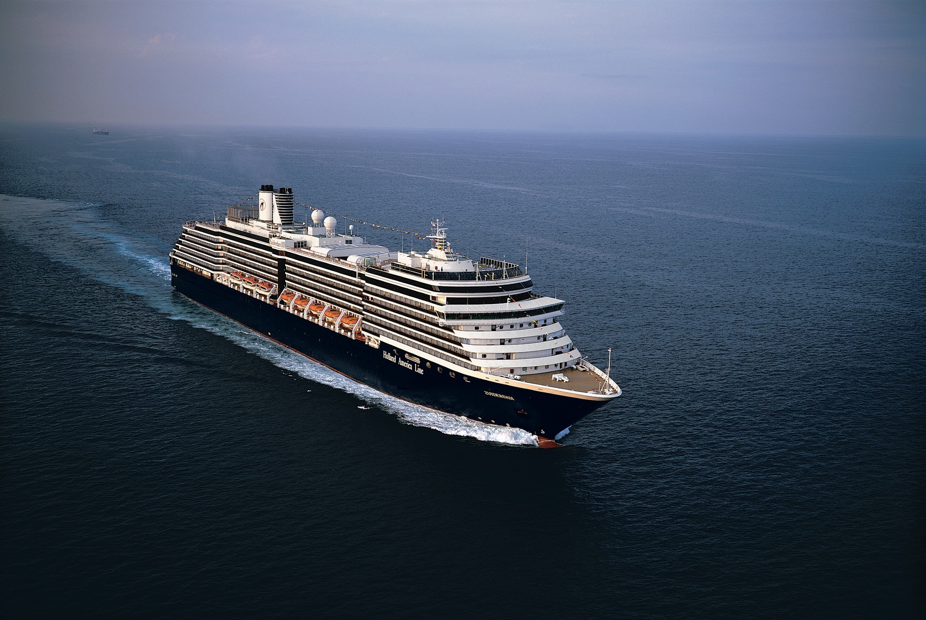 A photo of the Zuiderdam cruise ship