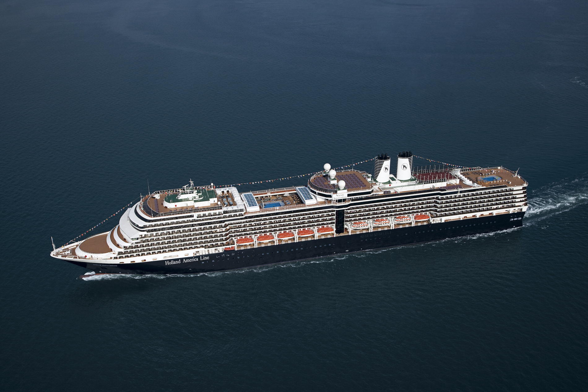 A photo of the Nieuw Amsterdam cruise ship