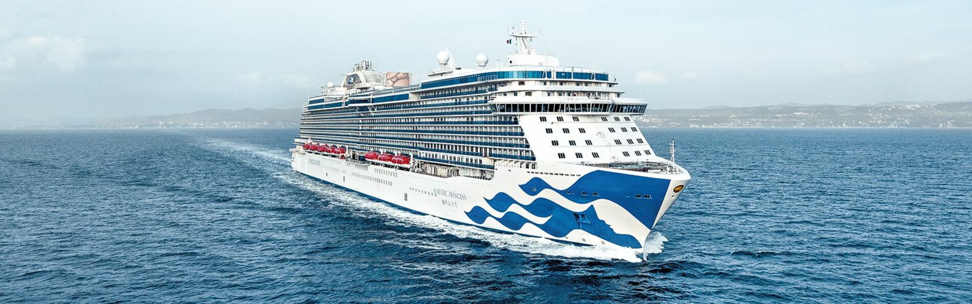 A photo of the Majestic Princess cruise ship