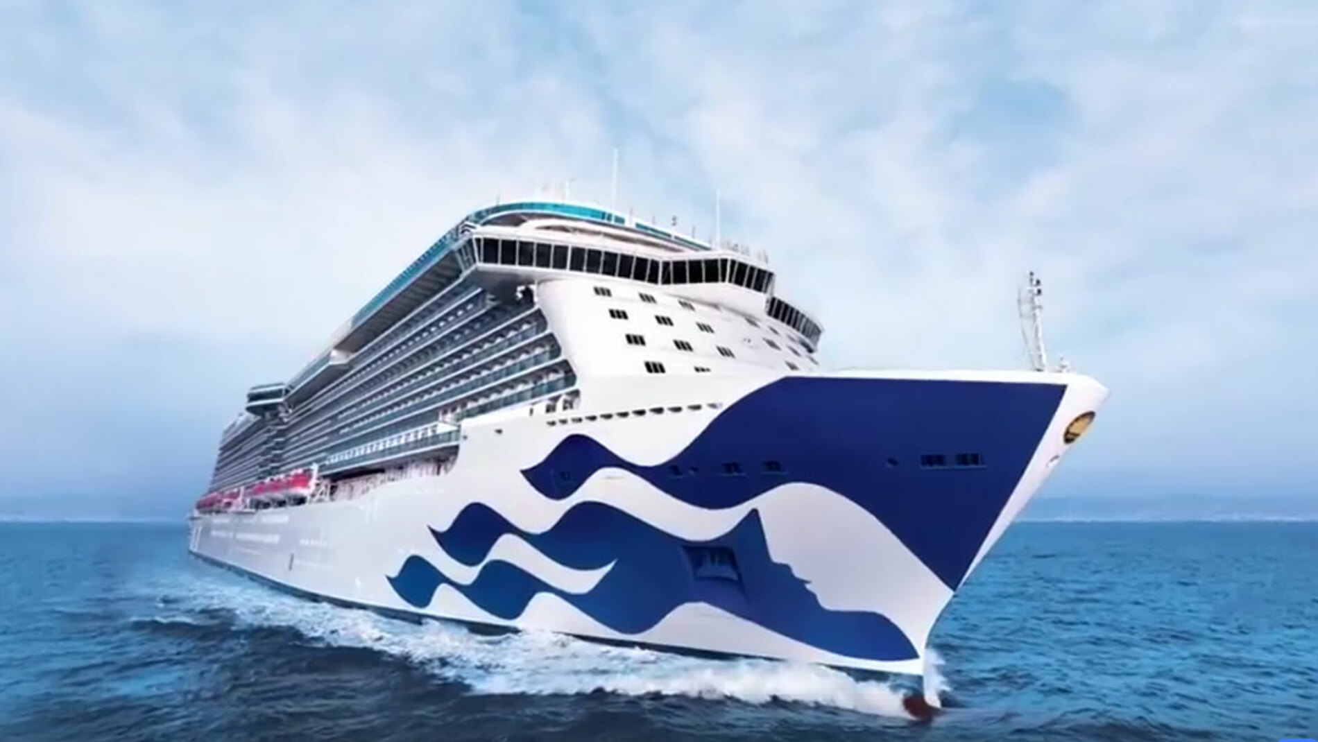 A photo of the Sky Princess cruise ship