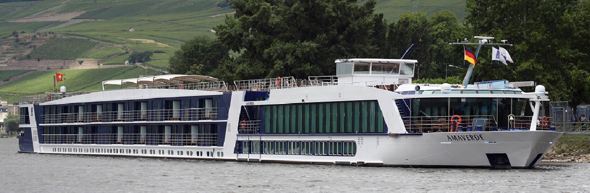 A photo of the AmaVerde cruise ship