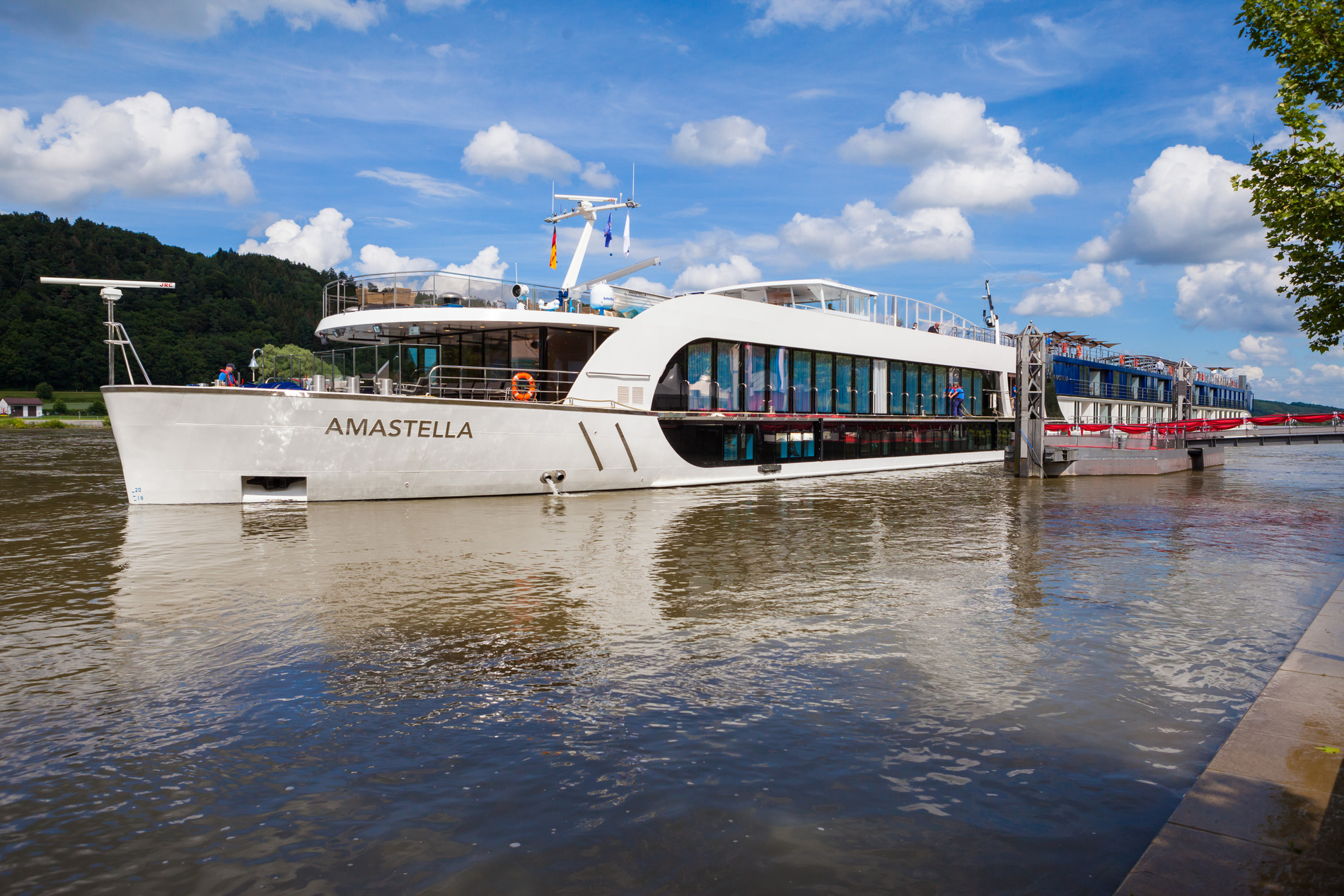 A photo of the AmaStella cruise ship
