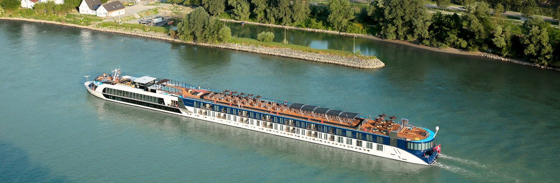 A photo of the AmaLucia cruise ship