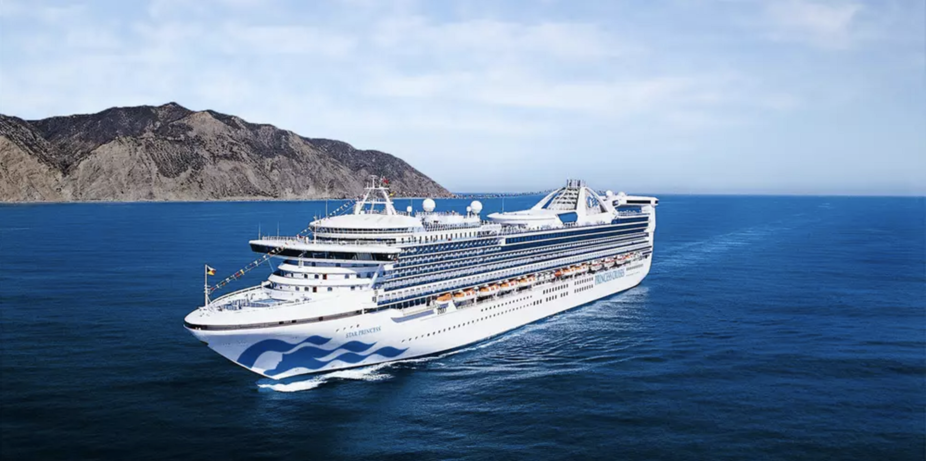 A photo of the Star Princess cruise ship