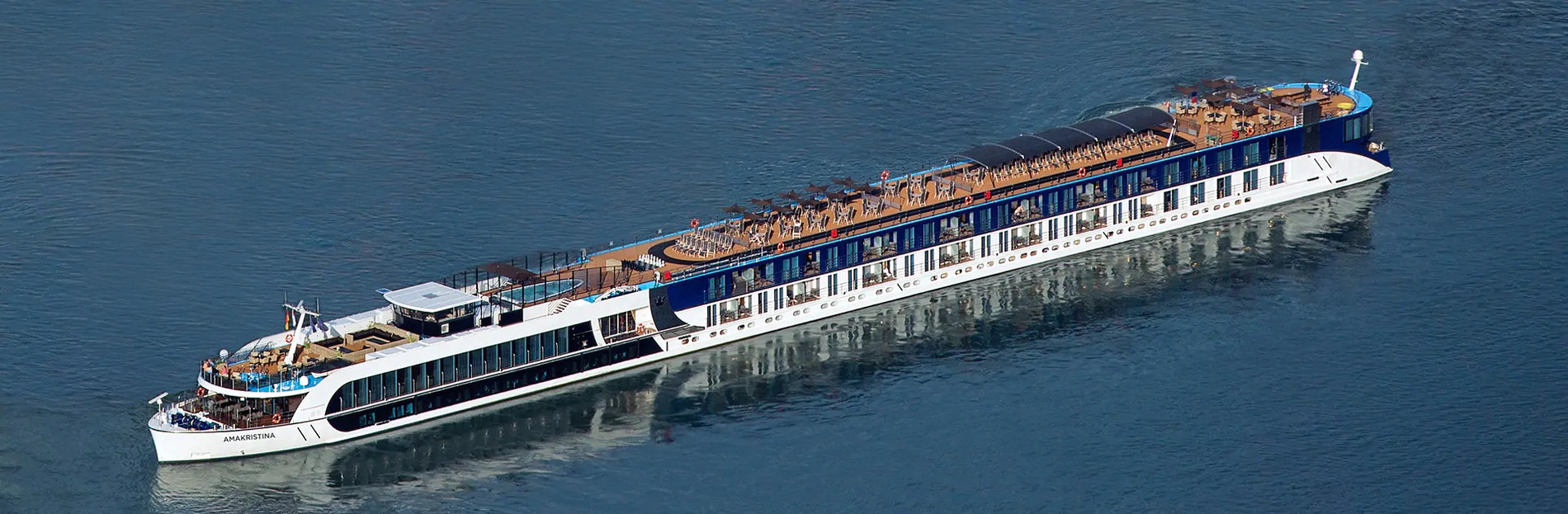 A photo of the AmaKristina cruise ship