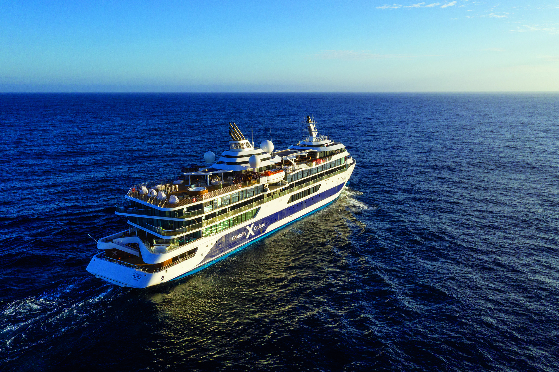 A photo of the Celebrity Flora cruise ship
