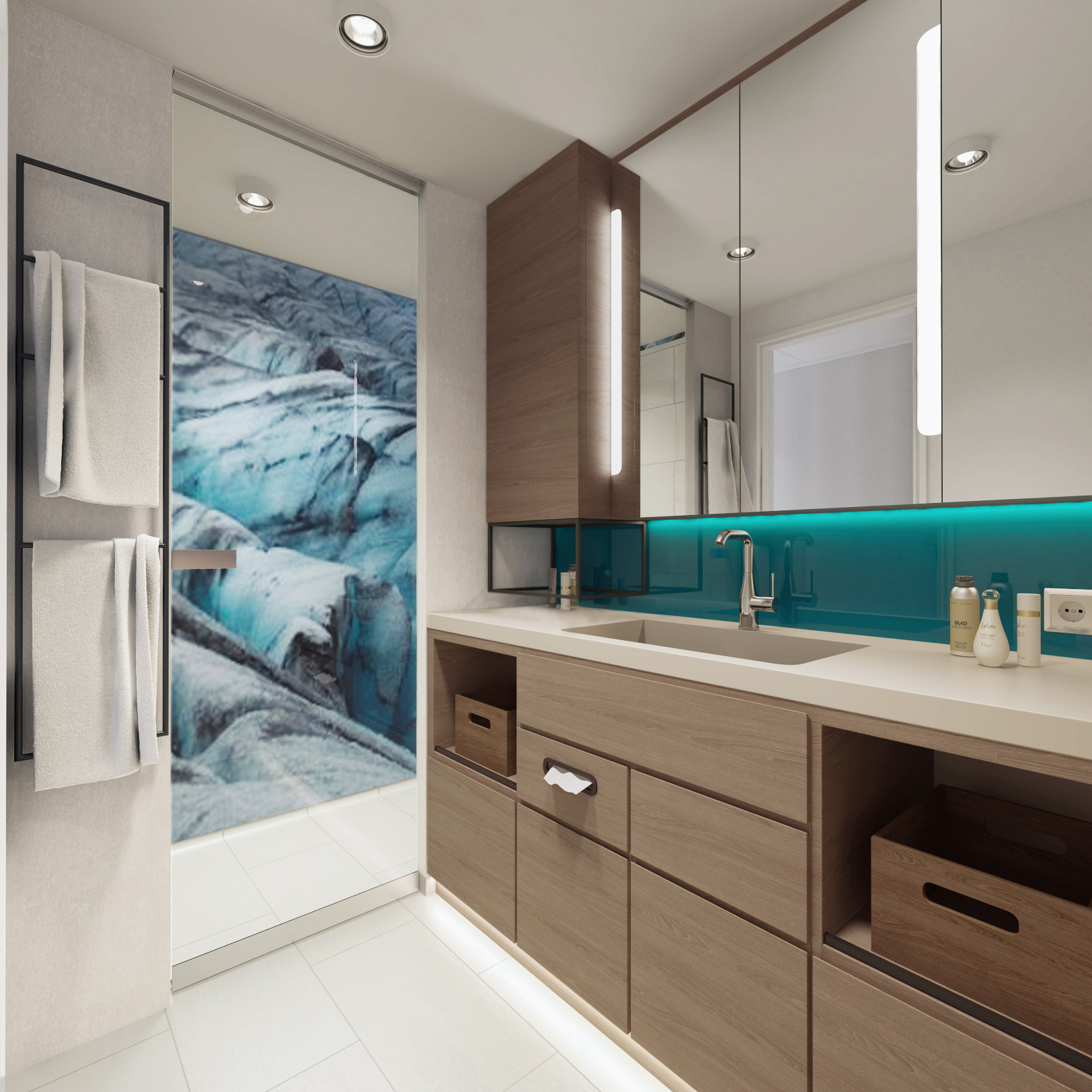 Quark Expeditions - Ultramarine - Balcony Suite Rendering Bathroom.jpg