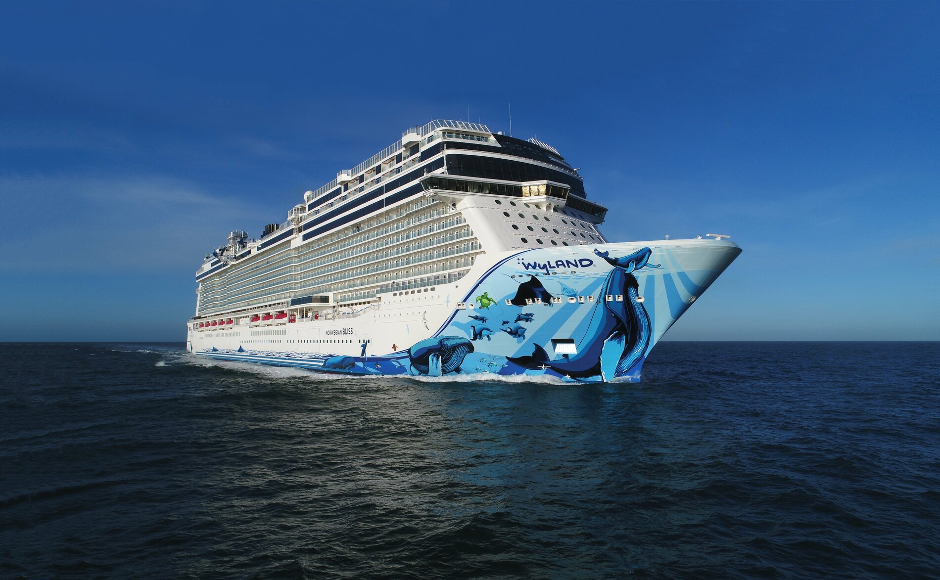 A photo of the Norwegian Bliss cruise ship