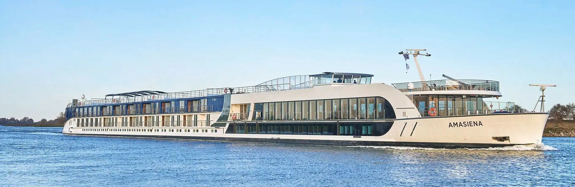 A photo of the AmaSiena cruise ship