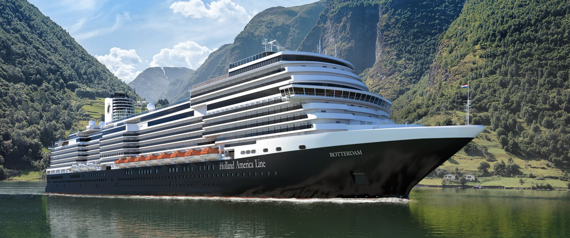 A photo of the Rotterdam cruise ship
