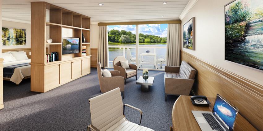 American Cruise Lines - American Melody - Owner's Suite Private Balcony.jpg