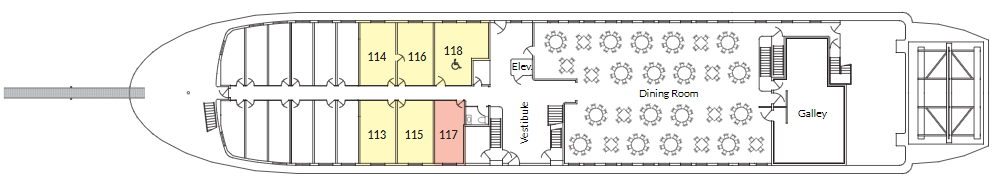 American Cruise Lines - Queen of the Mississippi - Deck Plan 1 .png