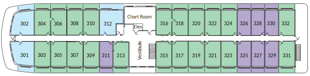American Cruise Lines - Queen of the Mississippi - Deck Plan 3.png