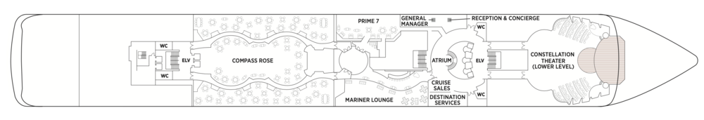 Regent Seven Seas Cruises Seven Seas Mariner Deck Plans Deck 5.png