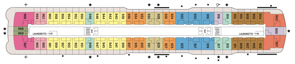 Regent Seven Seas Cruises Seven Seas Splendor Deck Plans Deck 9.png