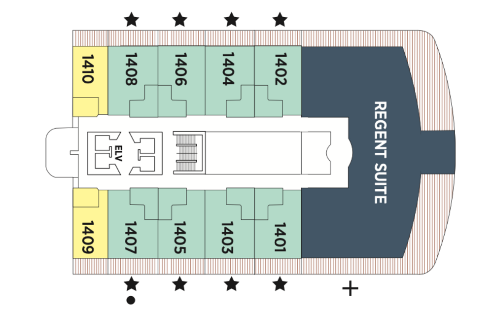 Regent Seven Seas Cruises Seven Seas Splendor Deck Plans Deck 14.png