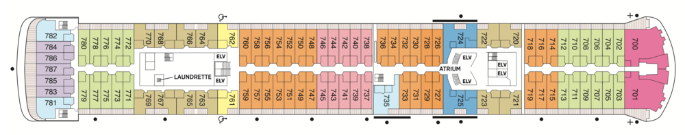 Regent Seven Seas Cruises Seven Seas Voyager Deck Plans Deck 7.png