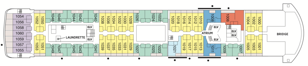 Regent Seven Seas Cruises Seven Seas Voyager Deck Plans Deck 10.png