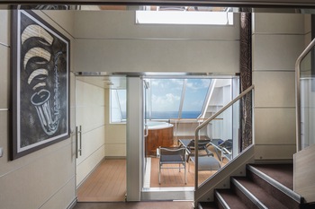 MSC Yacht Club Duplex Suite with Whirlpool