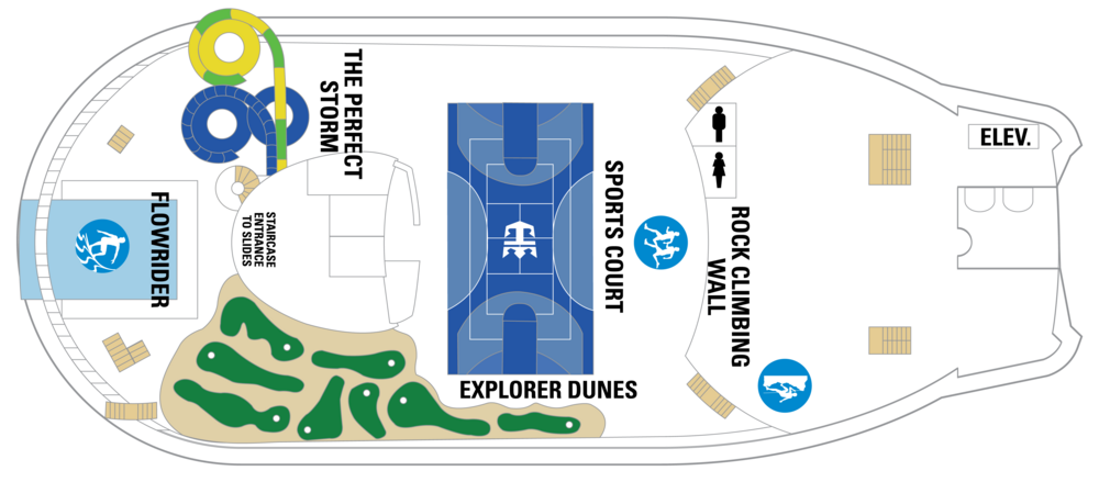 Royal Caribbean International, Explorer of the seas, Deck 13.png