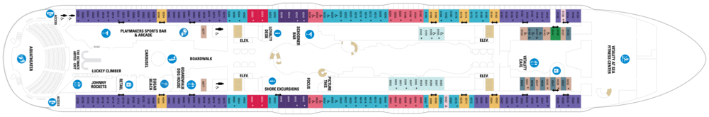 Royal Caribbean International, Symphony of the Seas, Deck 6.png