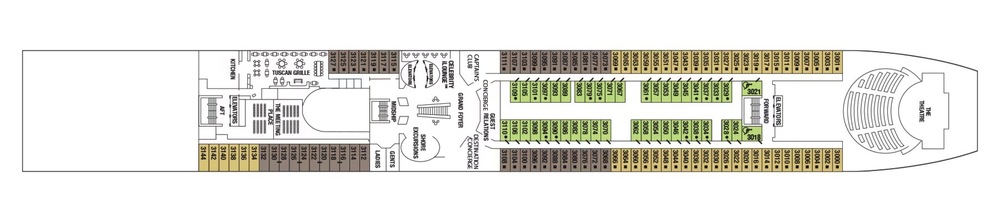 Celebrity Cruises, Celebrity Summit, Deck Plan 3.jpg