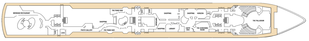 P&O Crusies, Arcadia, Deck 3 - Prom Deck.png