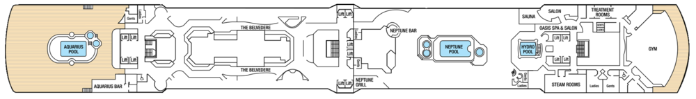 P&O Crusies, Arcadia, Deck 9 - LIDO Deck.png