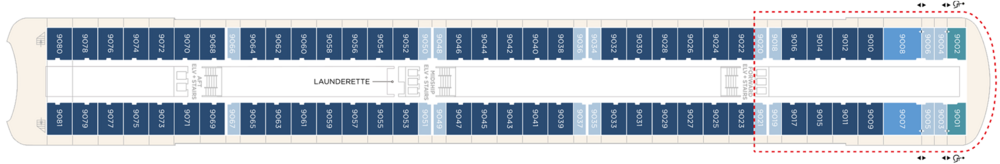 Crystal Cruises Crystal Serenity Deck 9.png