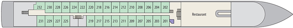 Riviera Travel MS Charles Dickens Deck Plans Middle Deck.jpg