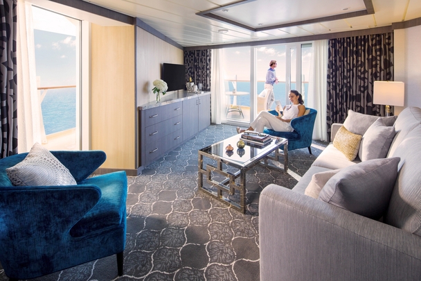 Spacious AquaTheatre Suite Large Balcony – 2 Bedroom