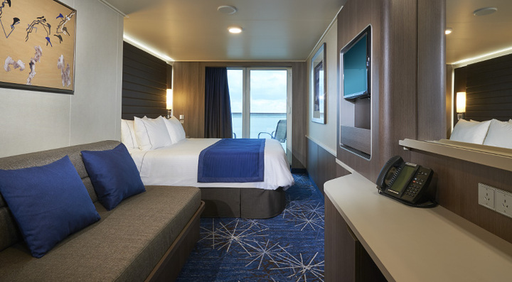 Mid- Ship Mini-Suite with Balcony
