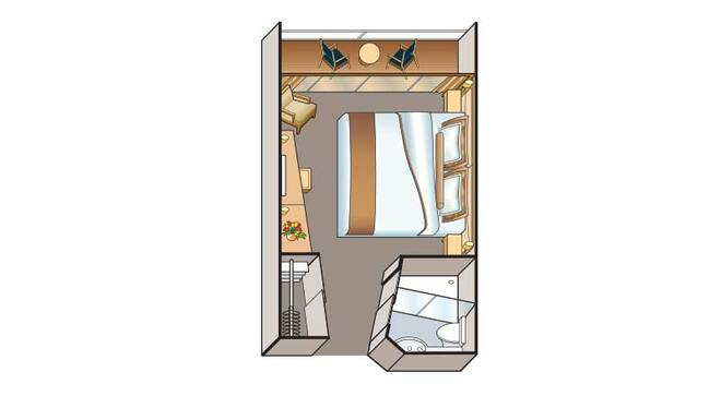 Veranda Stateroom (A) & (B)