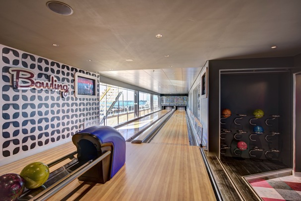 Full size bowling alley
