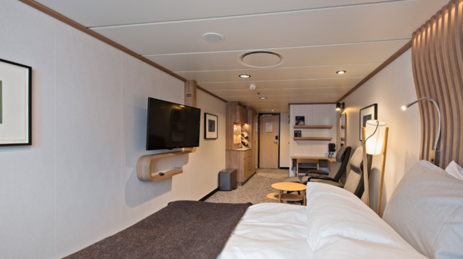 Arctic Superior | Outside cabin - Lower/middle decks